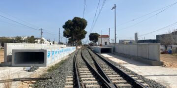 Obras en la Línea 2 de Metrovalencia entre Paterna y Llíria