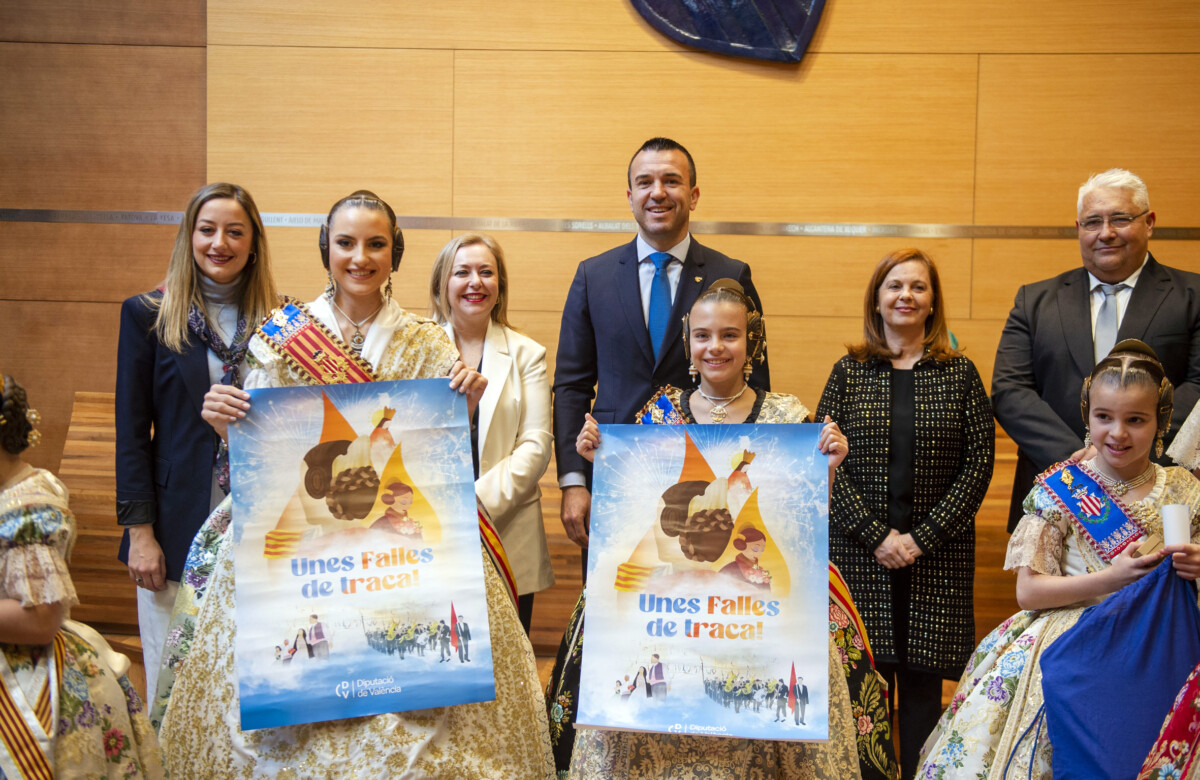 Recepción a las Falleras Mayores de Valencia