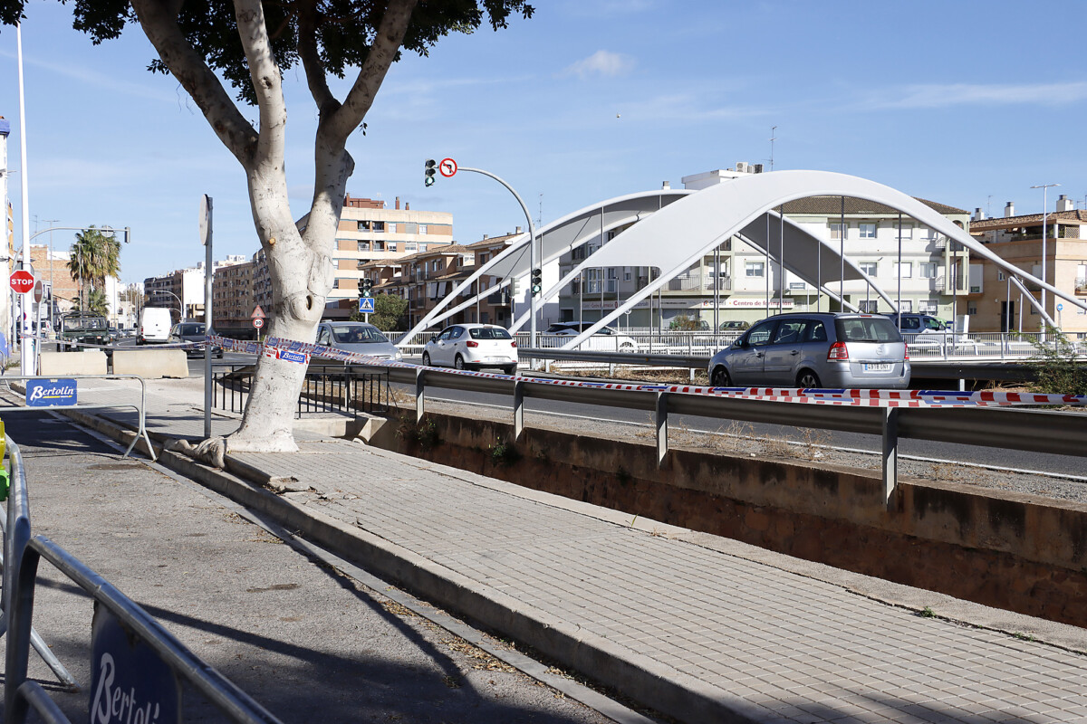 Polígono Mas del Bombo antes de las obras