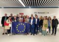 Visita de la Comisión Europea y el Ministerio de Hacienda a la Línea 10