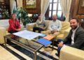 Reunión de Carrasco y Voulgaris para tratar la cesión del estadio de Castalia al CD Castellón