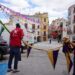 Muntatge de l'Ontinyent Medieval a la plaça Major