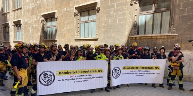 concentracion bomberos forestales