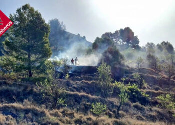 incendio montaña Benasau