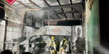 incendio polígono industrial Redován