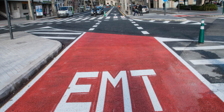 Carril Bus-Taxi en Valencia