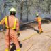 Incendio forestal en Riba-roja, Masía de Traver