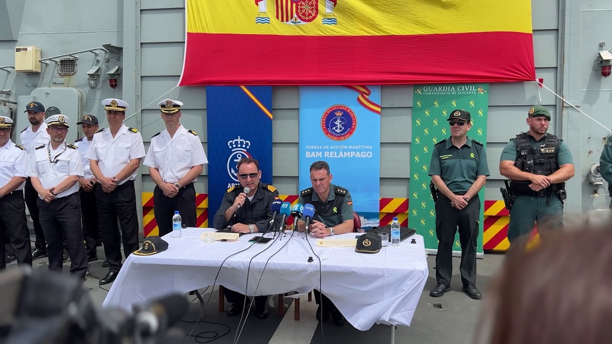 Ejercicio antiterrorista de la Guardia Civil en Alicante