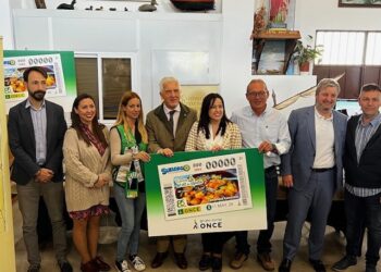 Presentación del cupón de la ONCE dedicado al all i pebre