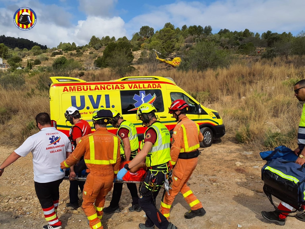 Rescate de montaña en Llosa de Ranes