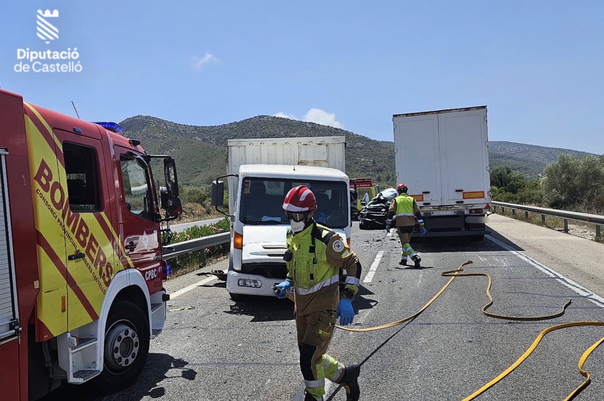 Accidente de tráfico en Santa Magdalena de Pulpis