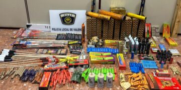 Material pirotécnico incautado