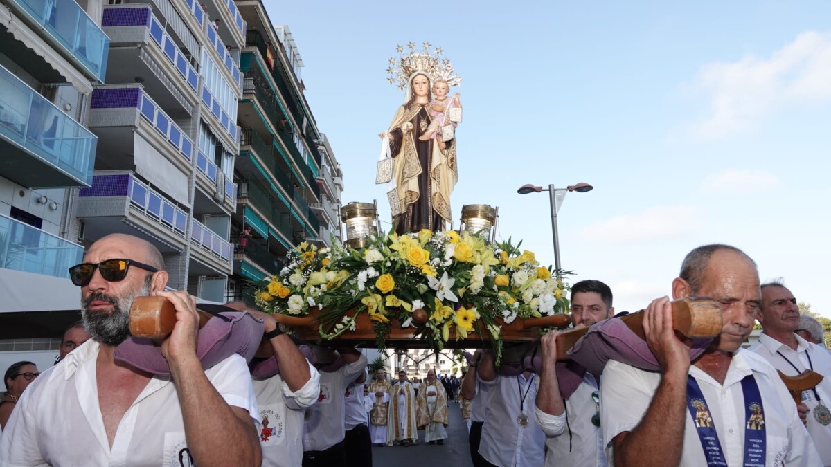 Festividad de la Virgen del Carmen en Burriana