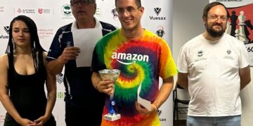 Ganador del torneo, Aarón Alonso