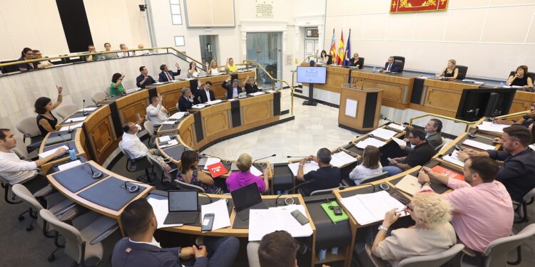 Pleno de la Diputación de Alicante