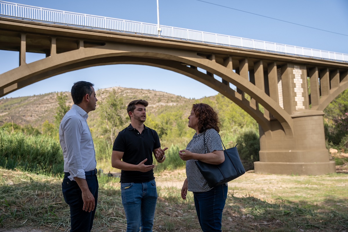 Renovación del puente río Mijares en Fanzara