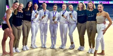 Patricia Pérez y Mireia Martínez, oro en la Copa del Mundo de gimnasia rtímica