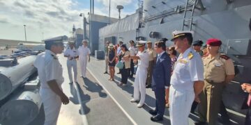 Llegada de la flota japonesa a Valencia