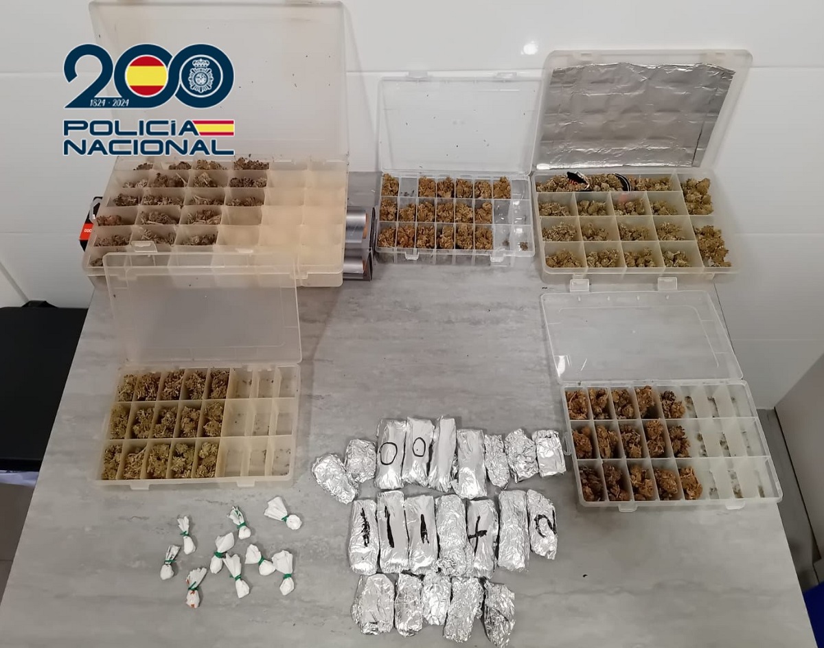 Drogas intervenidas en una operación policial en Gandia