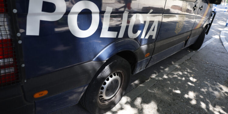 Furgón de la Policía Nacional. EFE/Mariscal/Archivo