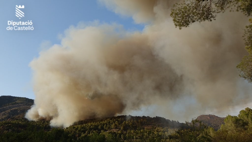 incendio forestal de Benicàssim