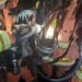 Rescate de un gato del incendio de una vivienda en Utiel