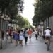 Zona peatonal en la madrileña calle de Fuencarral. EFE/Luca Piergiovanni/jgb