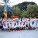 Homenaje a la Real Senyera de la Agrupación de Fallas Camins al Grau