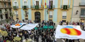 La Diputación de Valencia reúne a 250 músicos de 9 bandas valencianas por el 9 d'Octubre