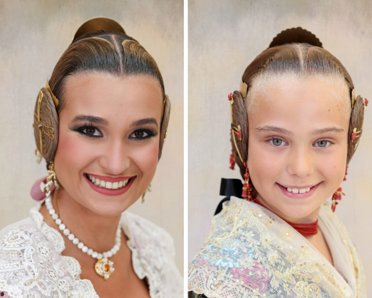 falleras mayores 2025 Lucía García y Berta Peiró