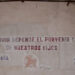 Hallan un mural con consignas políticas de la Guerra Civil en Cocentaina (Alicante)