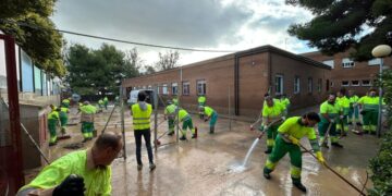 limpieza colegios afectado DANA