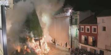 Cremà de la foguera de Canals