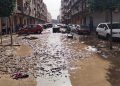 Calle de Algemesí tras la DANA.