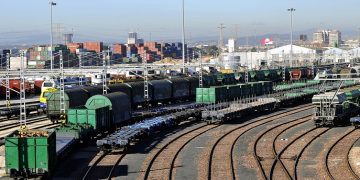 Estación de vagones de mercancias. Valencia.