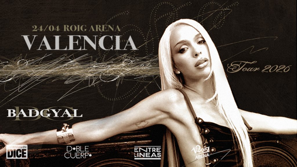 Cartel del Concierto de Bad Gyal en Roig Arena