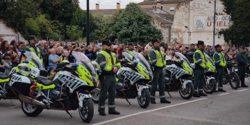 Día de la Virgen del pilar de la Guardia Civil en Utiel