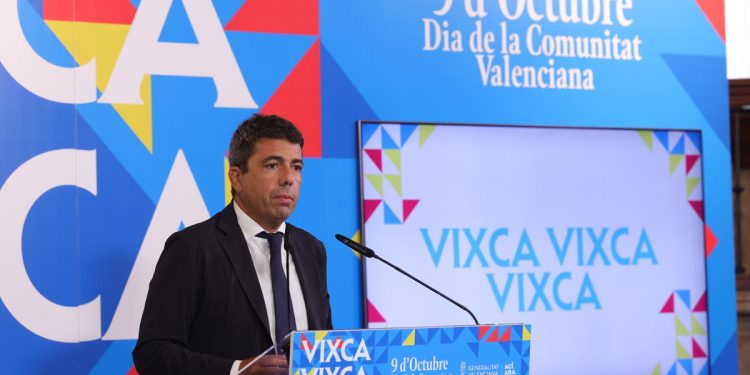 Carlos Mazón ha presentado la campaña institucional de la Generalitat del 9 d’Octubre de 2025