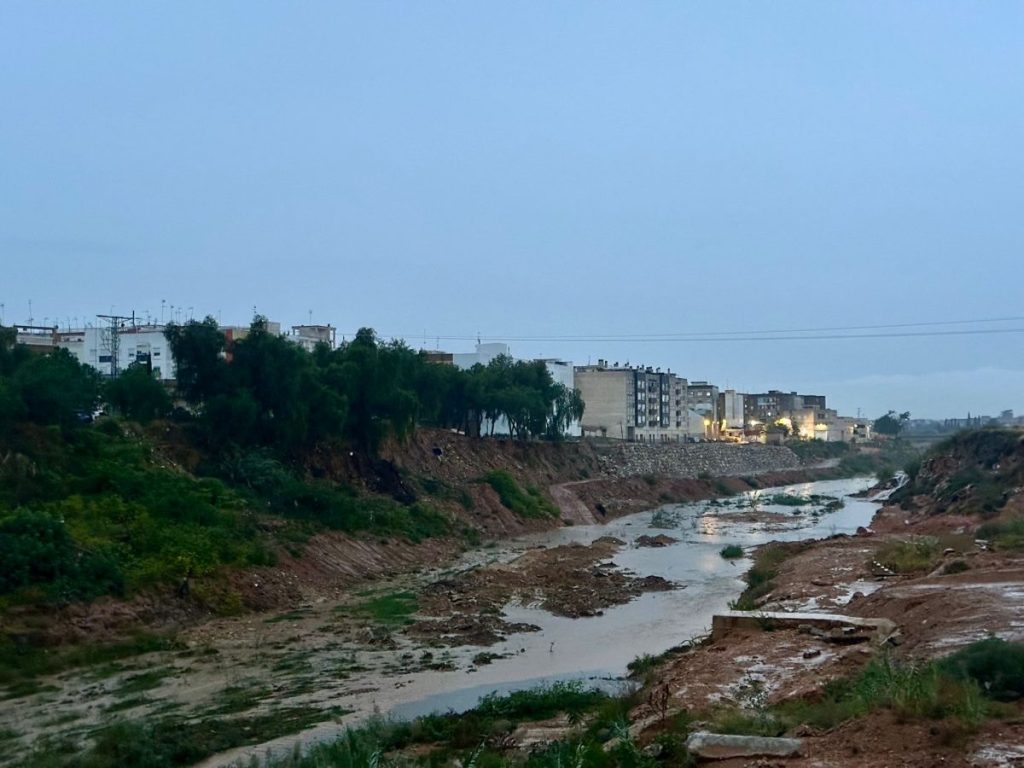 lluvias Torrent barranco del Poyo