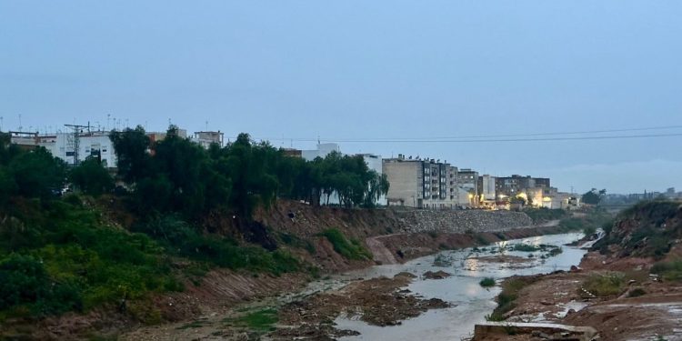 lluvias Torrent barranco del Poyo