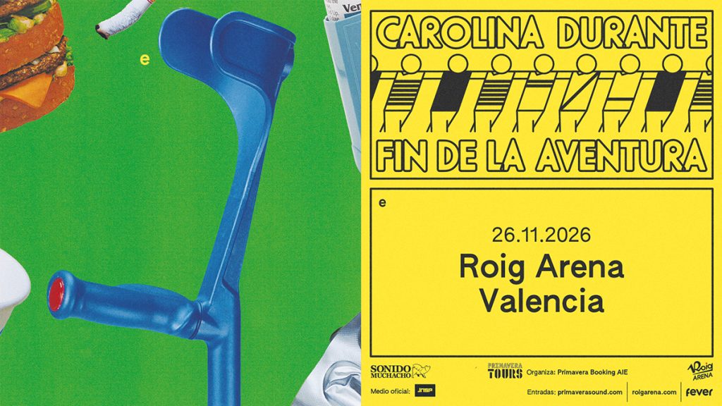 Cartel Carolina Durante en Roig Arena