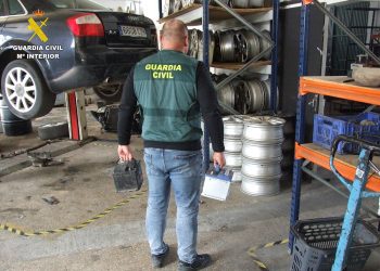 Piezas de vehículos sustraídas en Almansa