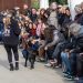 Desfile de perros en busca de un hogar