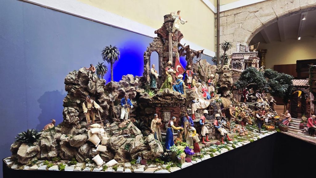 Belén napolitano en el Palacio Cervelló