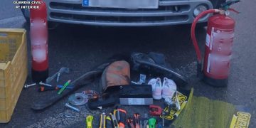 Objetos recuperados del clan familiar en Vega Baja