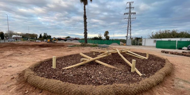 Obras de Aula Natura en Burriana