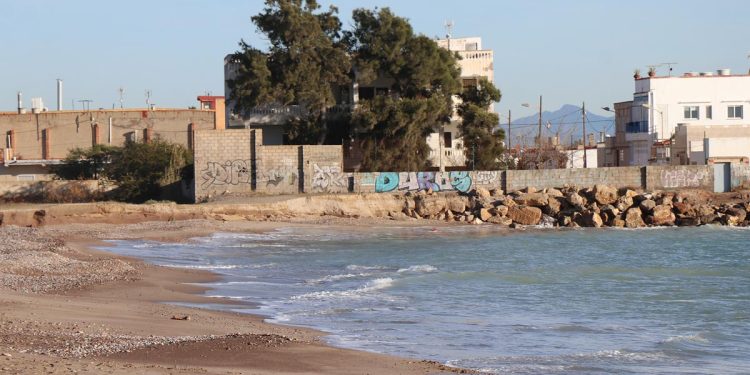 regeneración de las playas del norte de Sagunto