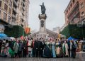 Germandat dels Cavallers de la Conquesta en el homenaje a Jaume I
