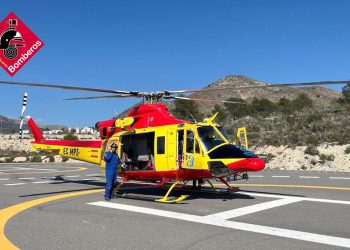 Rescate de tres escaladores en el Puig Campana