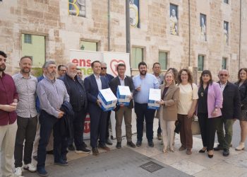 Las firmas se han presentado ante Les Corts Valencianes.